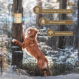 Jeu multi-fonctions Sensibilité de l'enregistrement vocal Répulsif à ultrasons réglable et rechargeable <span class=keywords><strong>pour</strong></span> dissuader les aboiements de chiens - Product Image 3