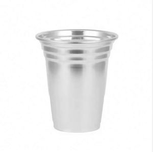 Custom Logo Promotional Party <b>Bar</b> <b>Drinking</b> Cup Metal Tumbler Water Beer Mug - Product Image 1