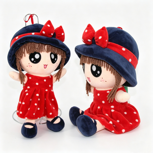 Muñeca de peluche personalizada para niñas, muñeca decorativa para habitación infantil, muñeca de trapo para juegos de simulación, muñeca de peluche para regalo de cumpleaños - Product Image 1