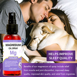 फटाजेन थोक शुद्ध मैग्नीशियम तेल स्प्रे मांसपेशियों राहत मैग्नीशियम नींद स्प्रे निजी लेबल मैग्नीशियम धुंध दैनिक शरीर तेल स्प्रे - Product Image 4