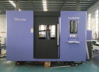 Machine de découpe laser à fibre CNC 2560 entièrement fermée avec double table d'échange 2000x6000mm pour découpe laser de métaux, acier au carbone et aluminium CNC