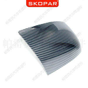 Coque de rétroviseur en fibre de carbone Skopar pour Ford Focus 2007, ensemble complet côté droit/gauche, matériau ABS avec installation par ruban adhésif ou vis - Product Image 2