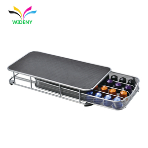 Organizador de Cocina, Estuche para Cápsulas de Café Negro, Soporte para 40 Cápsulas de Café con Base Giratoria Antideslizante - Product Image 2