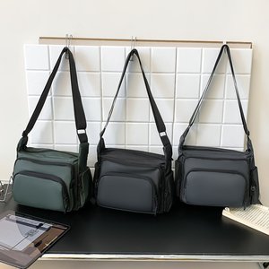 Hot Sale Water Resistant Men Crossbody <b>Bag</b> Multi Compartment Nylon Messenger Man <b>Bags</b> Shoulder for Daily <b>Work</b> - Product Image 5