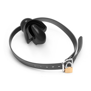 Gag à salive en silicone pour esclave, bâillon à langue fixe, BDSM <span class=keywords><strong>Master</strong></span> Training Dog Slave Mouth Ball Gag, jouets sexuels alternatifs