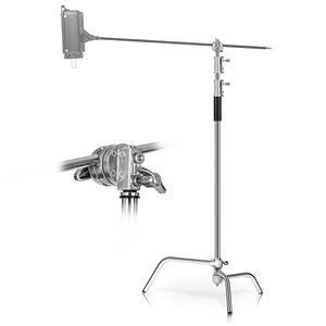 Soporte de luz desmontable para estudio, 3,3 m/40 pulgadas, soporte de luz C, resistente a Línea y brazo de agarre - Product Image 4