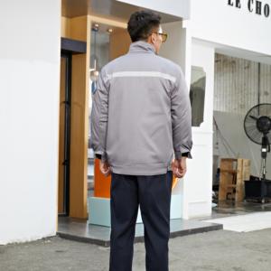 ชุดยูนิฟอร์มทำงานสำหรับทุกเพศ, เสื้อทำงานผ้าฝ้ายกันน้ำระบายอากาศได้ดีใส่ได้ทั้งชายและหญิง - Product Image 3