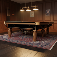 Table de billard et de snooker moderne pliable personnalisable de 12 pieds avec rails en bois massif importé, qualité tournoi, à vendre