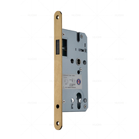 NUOMI 7255 Serrure à mortaise magnétique, corps de cylindre en acier inoxydable, accessoires de porte européens, serrure de porte résidentielle silencieuse