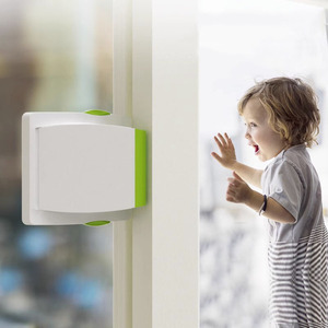 Kindersicherung für Fenster und Türen, Baby-Schutz für Kinder, Sicherheitsverschluss für Terrassen- und Schranktüren, Keine Bohrwerkzeuge Erforderlich - Product Image 4