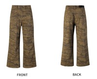 Pantalons cargo mode camouflage vintage européens pour hommes jeans droits plissés de haute qualité jeans baggy en denim personnalisés pour hommes