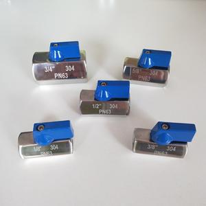 Mini-vanne à boisseau sphérique en acier inoxydable 304, filetage interne complet de 1 pouce, pour eau et milieux chimiques, usage industriel pharmaceutique - Product Image 3