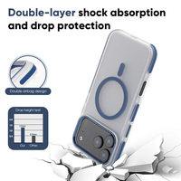 Coque de téléphone magnétique couleur bonbon pour iPhone 17 Pro Max, coque de téléphone translucide mate de luxe pour iPhone 11 12 13 14 15 16