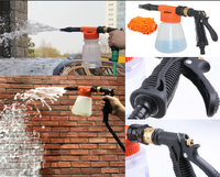 Pulvérisateur de lavage de voiture à pistolet à mousse-Se connecte au tuyau d'arrosage pour le lavage de voiture, pas de nettoyeur haute pression, utilisez un pistolet à mousse à neige avec du savon pour voiture