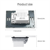 Amerikan standart güç çıkışı elektrik fişleri 2 USB gömülü kurulum soket abd ağ şarj çıkışları duvar soketi