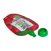 Bec réutilisable en forme de gallon pour enfants, sans chlorure ni plomb, sac de liquide léger, Flexible et Compact, pour un rangement facile