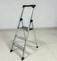 Nouvelle échelle pliante en aluminium 2026 pour usage extérieur et en entrepôt, échelle domestique portable