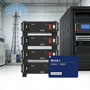 Baterai LiFePO4 Deye Hot Sale SE-G5.1 51.2V 100AH Solusi ESS Residensial, Baterai Rakit - Product Image 1