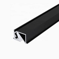 Diffuseur de parfum en Aluminium anodisé, qualité supérieure, large, noir, en forme de U, avec dissipateur thermique, canal LED