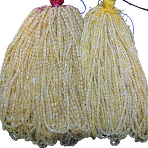 Gioielli in ambra russa naturale di alta qualità a forma di capsula bianca gialla 6-8mm perline di preghiera musulmane qualità perfetta e pulita - Product Image 1