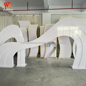 Fondo de Acrílico LEDA Personalizado Multicapa con Forma Especial para Escenario de Boda, Fondo Decorativo de Acrílico para Fiestas - Product Image 4