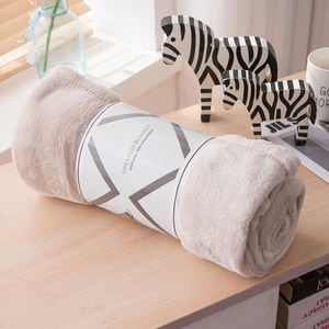 Manta de lana de doble capa para sofá <span class=keywords><strong>cama</strong></span>, manta gruesa y ligera de franela peluda para invierno - Product Image 4