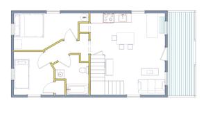 3 बेडरूम प्रवेश केबिन, लॉज, परिवार छुट्टी केबिन - Product Image 6
