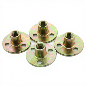 Zinc Plated Three Hole <strong>Tee</strong> <strong>Nut</strong> M6 M8 M10 Class 4.8 &amp; 6.8 Metric/Imperial for Furniture - Product Image 1