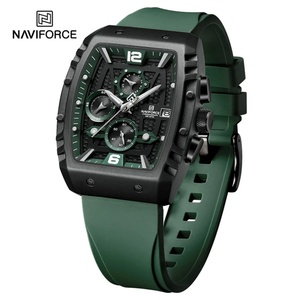 Montre pour homme NAVIFORCE 8025 originale, sport, date, montre-bracelet, marque haut de gamme, chronographe en silicone, quartz, cadeau pour homme - Product Image 5