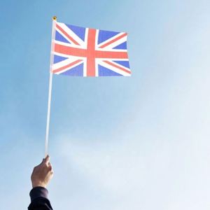 โรงงานขายตรง ราคาถูก คุณภาพสูง ธงมือถือขนาดสั่งทำได้ สำหรับใช้ภายนอกและภายในอาคาร พร้อมเสาพลาสติก - Product Image 4