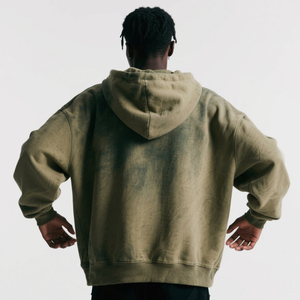 Meilleure vente de sweat à capuche Streetwear pour homme sweat à capuche personnalisé lavé à l'acide automne saison - Product Image 6