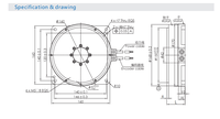 MOSRAC 23.8 Nm Couple avec encodeur DD Servomoteur à entraînement direct pour machine à patch