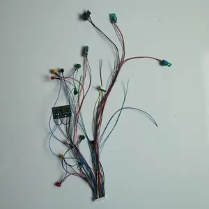 Fils Câbles Assemblages de câbles Autres Micro Coaxial Electronique LVDS LED Auto Automobile OEM ODM Faisceau de câblage personnalisé