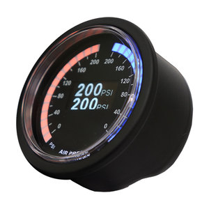 เกจวัดลมยางแบบดิจิตอล หน้าจอ OLED ขนาด 52 มม. ช่วงวัด 0-200PSI สีขาว ได้รับการรับรองมาตรฐาน CE ใช้ได้กับรถยนต์ทั่วไป รุ่น 375DAPOLED-200 - Product Image 4