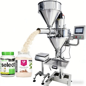 Semi-Automatic Electric Filling <b>Machine</b> for Chocolate <b>Coffee</b> Milk Powder for Jars Pouches Bottles - Product Image 2