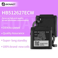 Jam Tangan Pintar Isi Ulang HB512627ECW Baterai Lithium 420mAh untuk Huawei Watch 2 Pro Baterai Ponsel Profesional