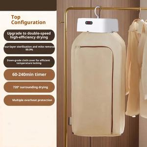 Sèche-<span class=keywords><strong>linge</strong></span> domestique portable en acier inoxydable avec crochets et rails pour le séchage des vêtements en dortoir - Product Image 6