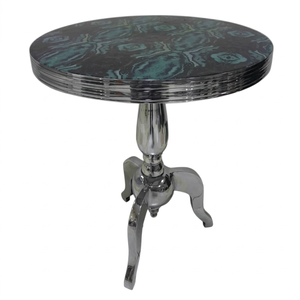Mesa de centro de metal de aluminio de diseño lujoso Mesa de centro de acabado personalizado de estilo decorativo hecho a mano - Product Image 1
