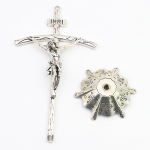Crucifix pastoral catholique jésus-<span class=keywords><strong>christ</strong></span> sur <span class=keywords><strong>INRI</strong></span> décoration murale métal artisanat table <span class=keywords><strong>croix</strong></span> - Product Image 4