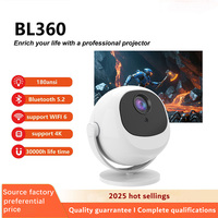 Top vente LONNST BL360 Full HD 1080P LCD projecteur LED mise au point automatique 4K Smart Wifi vidéo projecteur domestique