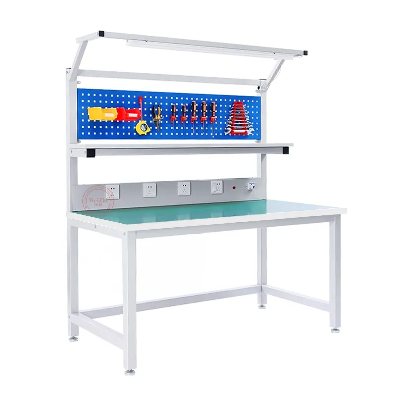 New Design Electronic Workbench Mechanic Work Bench Computer Repair Workbench With Rack