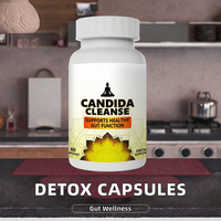Supplément de désintoxication Candida Cleanse pour adultes Supplément à base de plantes pour la santé du côlon pas pour les femmes enceintes