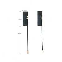 Antenne FPC 2,4 G de petite taille intégrée à la carte de circuit imprimé, antenne WiFi 2,4 G flexible sur circuit imprimé avec fil RF1.13 et connecteur RF