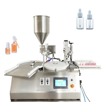 Bouteille ronde à grande vitesse 5-50ml pompes à engrenages Machines de remplissage cosmétiques huile essentielle rouleau transparent rouleau sur Attar bouteille