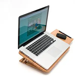 Hot Sale Bambus Holz ausziehbarer Laptop Computer Stand