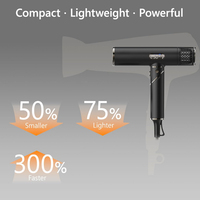 Sèche-cheveux professionnel universel double tension avec diffuseur pour coiffure en salon, durable