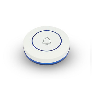 Télécommande sans fil <span class=keywords><strong>6V</strong></span> 433Mhz à 1 bouton rond, bouton panique SOS sonnette EV1527 Type d'apprentissage par puce - Product Image 2