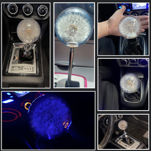 Dandelion Style Car Gear <b>Shift</b> <b>Knob</b> 70mm M12*1.25 Plastic Ergonomic Design For Manual Transmission Vehicles - Product Image 3