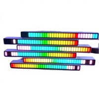 Ampoule néon RGB à commande vocale pour salon moderne, maison intelligente, lampe de bureau d'ordinateur, lampe de bar, ambiance noire et blanche