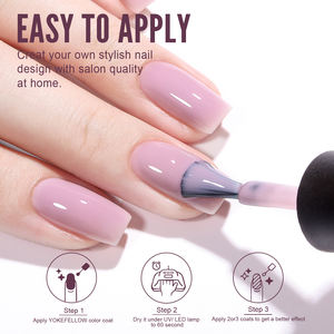 10ml <span class=keywords><strong>vernis</strong></span> à ongles gel de couleur nude pour manucure <span class=keywords><strong>vernis</strong></span> gel uv <span class=keywords><strong>semi</strong></span>-<span class=keywords><strong>permanent</strong></span> pour salon de maison bricolage tremper gel d'art des ongles - Product Image 4